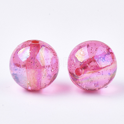 Transparent Acrylic Beads TACR-T006-01A-06-1