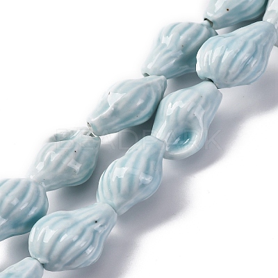 Ocean Series Handmade Porcelain Beads PORC-R002-04C-1