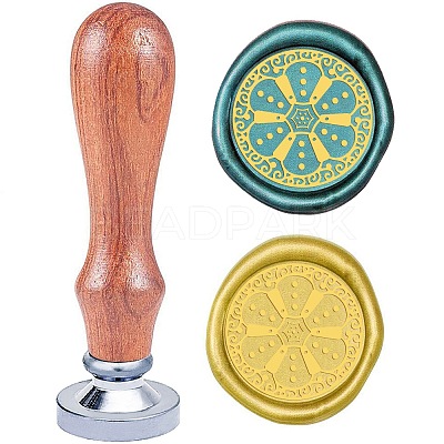 Wax Seal Stamp Set AJEW-WH0210-020-1