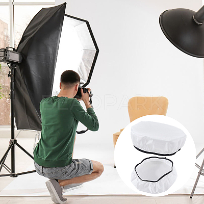 Round Cloth Photography Lamp Cover DIY-CN0003-74B-1