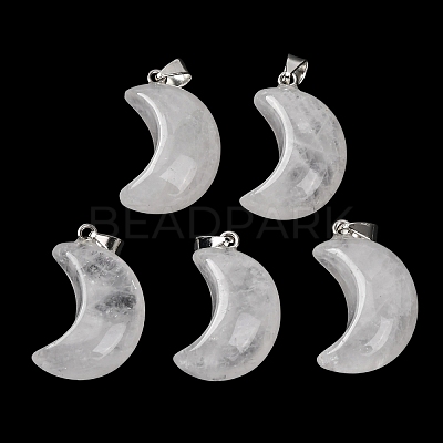 Natural Quartz Crystal Pendants G-F820-02K-01-1