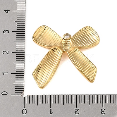 Ion Plating(IP) 304 Stainless Steel Pendants STAS-S125-02G-03-1