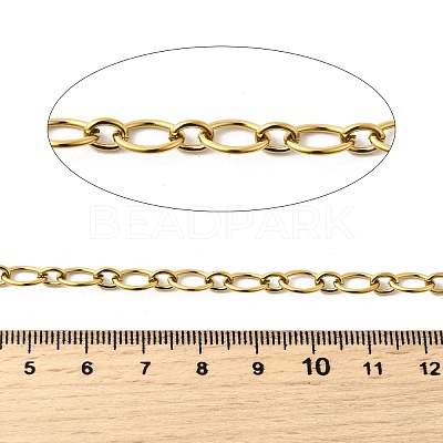 304 Stainless Steel Oval Link Chains CHS-C018-04G-1