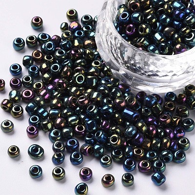 6/0 Glass Seed Beads SEED-US0003-4mm-605-1