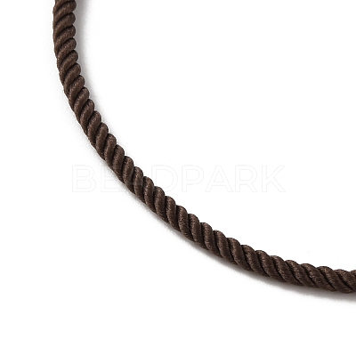 2MM Round Nylon Milan Cord Necklace Makings MAK-F038-C12-G-1