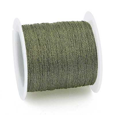 Polyester Braided Metallic Thread OCOR-I007-B-40-1