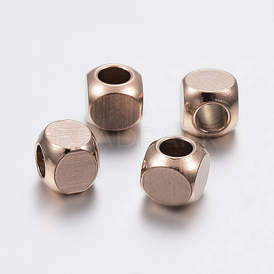 Ion Plating(IP) 304 Stainless Steel Beads STAS-F136-01RG-5x5mm-1
