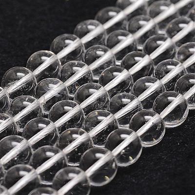 Natural Quartz Crystal Beads Strands G-D840-61-6mm-1