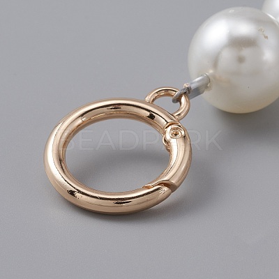 Acrylic Imitation Pearl Beaded Bag Handles Extender FIND-WH0110-068-1