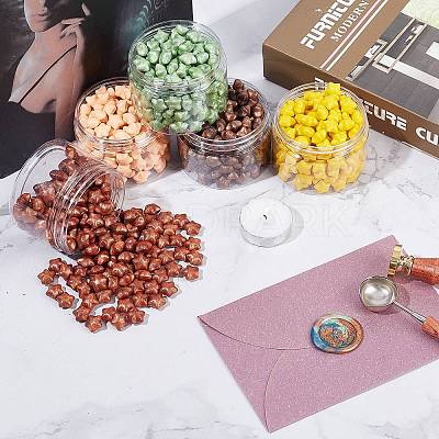 Sealing Wax Particles Kits for Retro Seal Stamp DIY-CP0003-54S-1