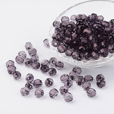 Transparent Acrylic Beads LS-X-DB8mmC-46-1