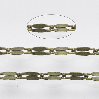 3.28 Feet Brass Dapped Chains X-CHC-T008-01AB-1