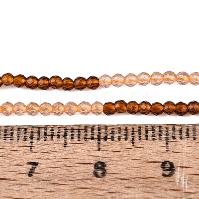 Transparent Glass Beads Strands GLAA-N074-01A-17-1