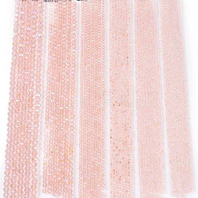 Electroplate Glass Beads Strands LS-EGLA-A044-T3mm-L22-1