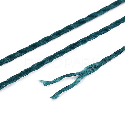 2-Ply Round Waxed Cotton Thread Cords YC-T004-01A-12-1