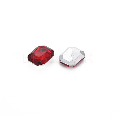 Pointed Back Glass Rhinestone Cabochons RGLA-T079-8x10mm-07-1
