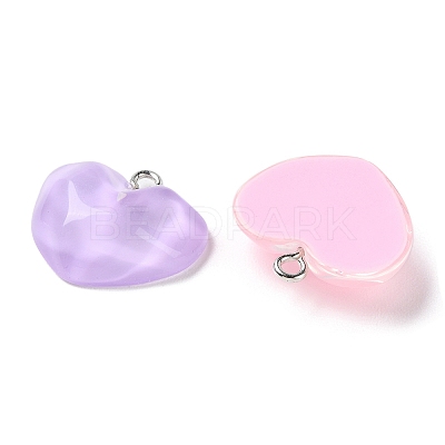 Translucent Resin Pendants RESI-A025-06C-1