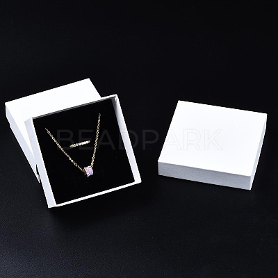 Cardboard Jewelry Set Box LS-CBOX-S018-09C-1