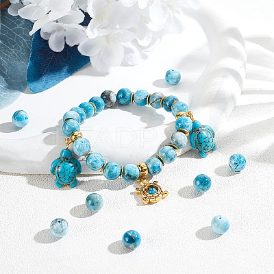 Natural Apatite Beads Strands G-OC0002-60B-1