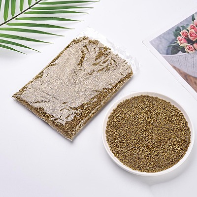 Baking Paint Glass Seed Beads SEED-S001-K30-1