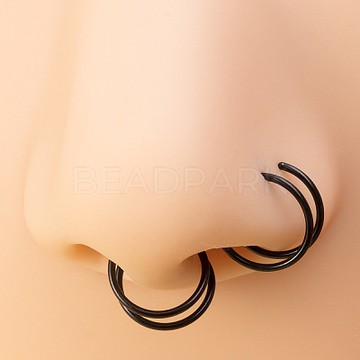 316L Surgical Stainless Steel Spiral Nose Rings WG1DE07-04-1