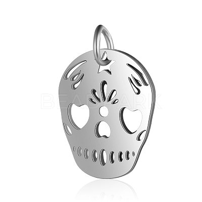 Tarnish Resistant 201 Stainless Steel Pendants STAS-S105-T558D-1-1