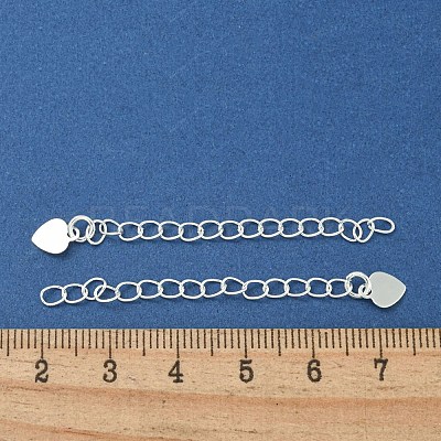 Rack Plating Brass Chain Extender FIND-T071-16S-1