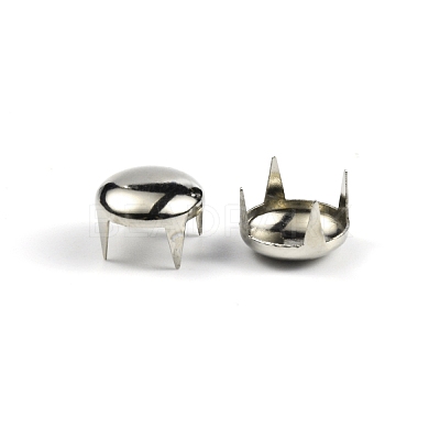 Brass Four-Claw Rivets KK-WH0076-12P-04-1