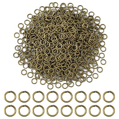Iron Open Jump Rings IFIN-YW0001-41AB-1