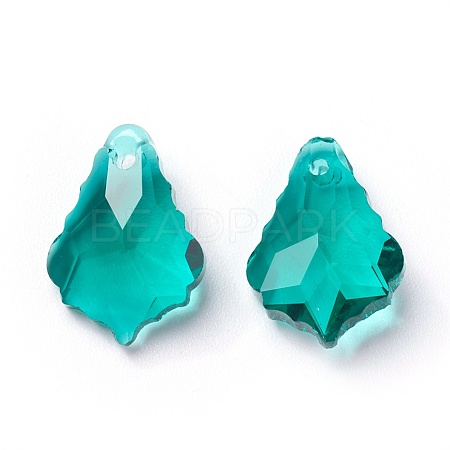 Faceted Glass Pendants GLAA-F068-C18-01-1