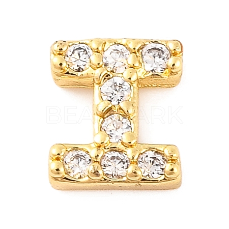 Rack Plating Brass Micro Pave Cubic Zirconia Cabochons KK-F874-04G-I-1