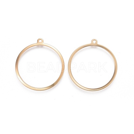 201 Stainless Steel Pendants X-STAS-F192-023G-1