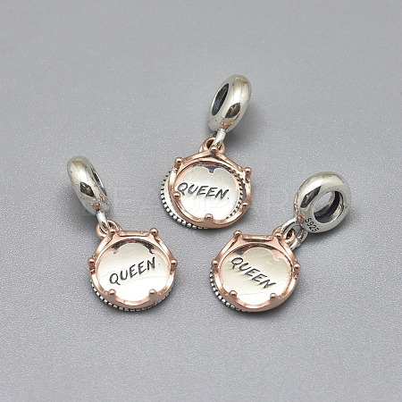 925 Sterling Silver European Dangle Charms STER-I019-29-1