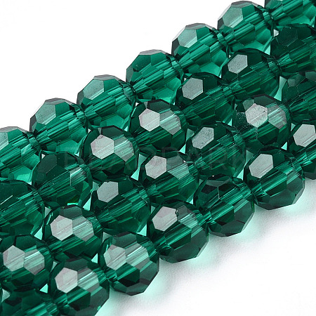 Transparent Glass Beads EGLA-A035-T6mm-D18-1