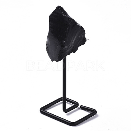 Natural Obsidian Display Decorations G-N0236-040A-01-1