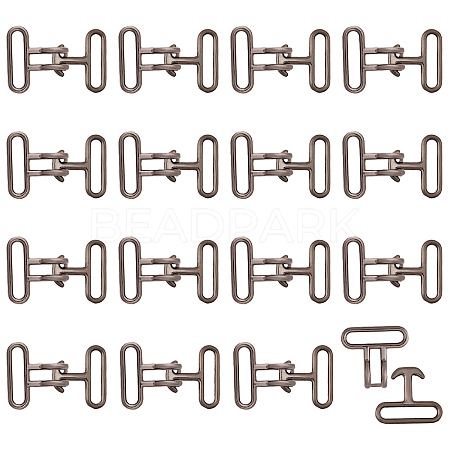 Alloy Snap Lock Clasps FIND-CA0008-42A-B-1
