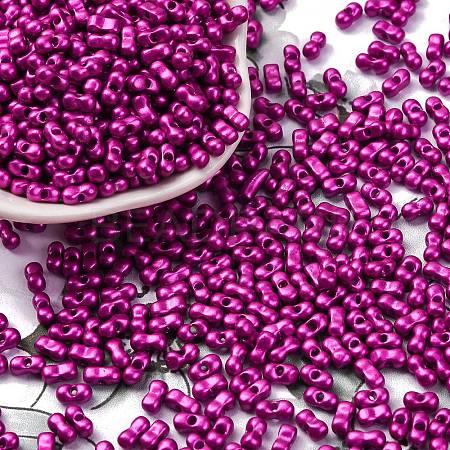 Baking Paint Glass Seed Beads SEED-L011-12A-07-1