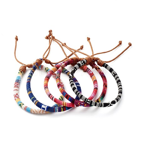Ethnic Cord Anklet for Girl Women AJEW-AN00449-1