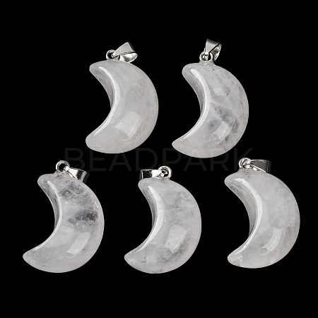 Natural Quartz Crystal Pendants G-F820-02K-01-1