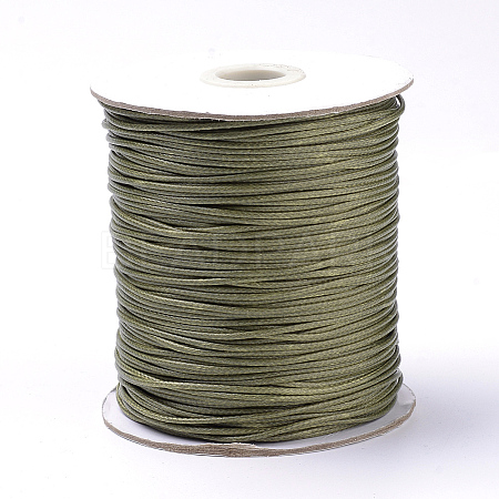 Braided Korean Waxed Polyester Cords YC-T002-1.0mm-110-1