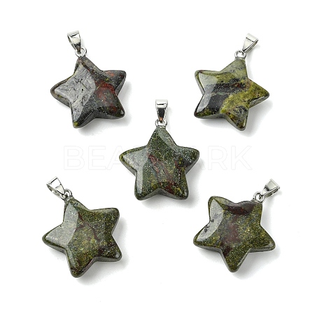 Natural Dragon Blood Pendants GG-K002-10H-1