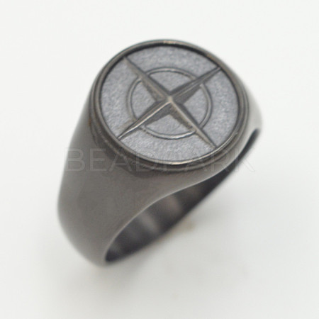 304 Stainless Steel Finger Rings FS-WG5F41B-71-1