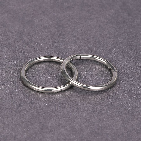 316L Surgical Stainless Steel Hoop Cartilage Earrings WGB51CA-35-1