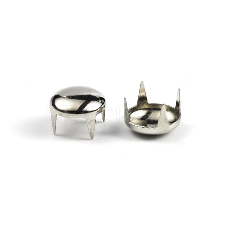 Brass Four-Claw Rivets KK-WH0076-12P-04-1