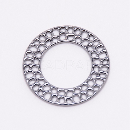 Zinc Alloy Filigree Joiners Links PALLOY-WH0076-41B-RS-1