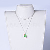 Cowrie Shell Beads Pendants Necklaces NJEW-JN02365-01-5