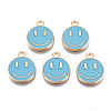 Alloy Enamel Charms ENAM-S121-165B-RS-1