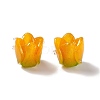 Tulip Opaque Acrylic Beads SACR-G022-01B-2