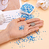 Opaque Glass Round Seed Beads GLAA-TAC0025-07A-05-5