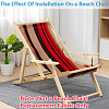 2Pcs Stripe Chair Cloth Canvas AJEW-GF0012-01A-4